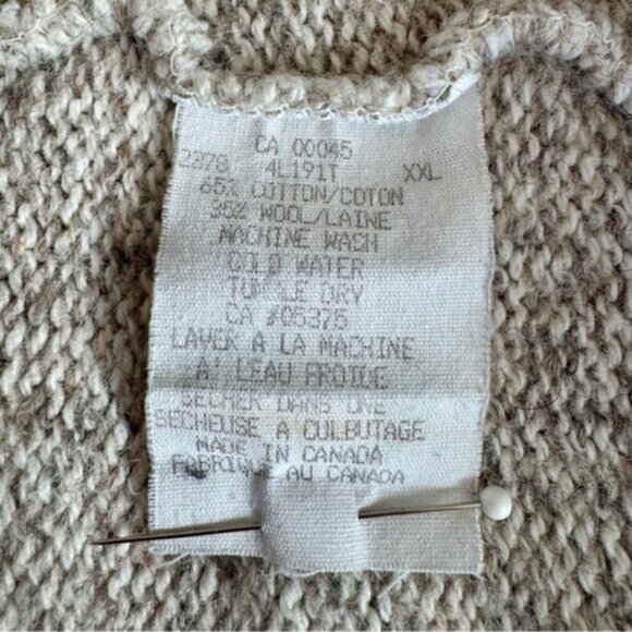 Vintage Timberbay soft and cozy wool blend pullover sweater. Men’s size XXL - Picture 5 of 8